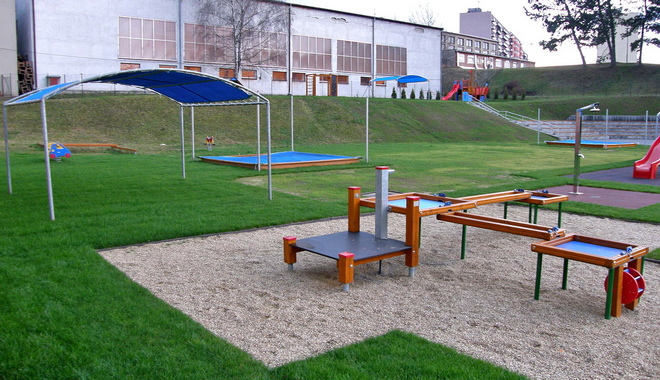 Garden arrangements at the Nursery school Údolní Blansko ; Investment: 209 984 EUR (Source: Office of the Regional Council South-East)